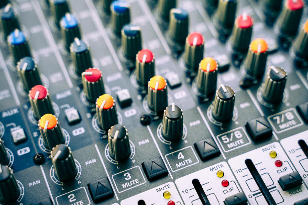 mixer with controllers