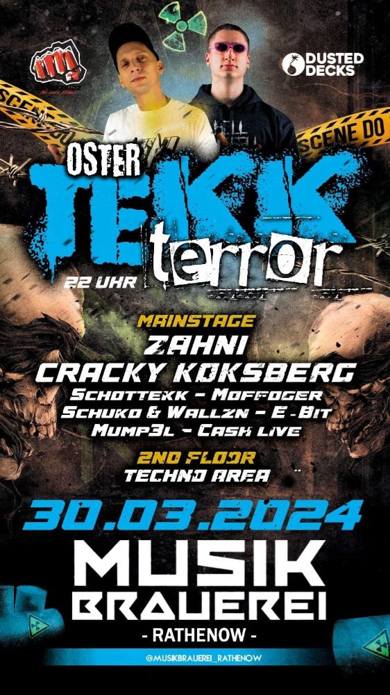 tekk terror party oster spezial 2024-03-30